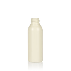 100 ml bottle Basic Round recycled HDPE Ivory 24.410