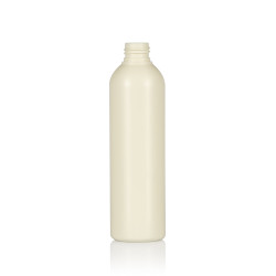 250 ml bottle Basic Round recycled HDPE Ivory 24.410