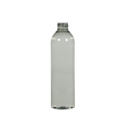 250 ml bottle Basic Round 100% Recycled PET transparent 24.410