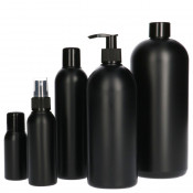 Basic Round PE bottles black