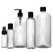 100% Recycled Basic Round R-PET bottles