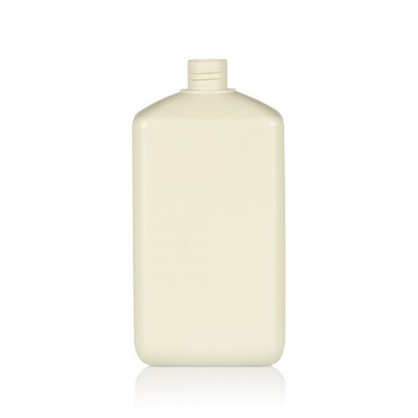 1000 ml Flasche Standard Square recycelten HDPE ivory 28.410