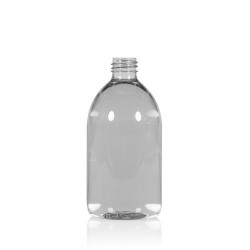 500 ml bottle Soap recycled PET transparent 28.410