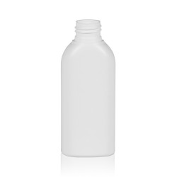 100 ml bottle Basic Oval HDPE white 24.410
