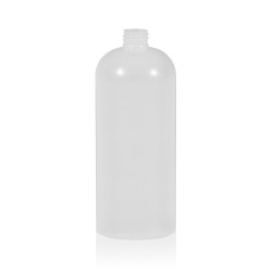 1000 ml bottle Basic Round HDPE natural 28.410