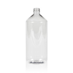1000 ml bottle Pharma PET transparent 28.410