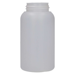 250 ml bottle Compact round HDPE natural 567