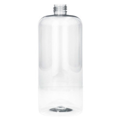 1000 ml bottle Basic Rund PET transparent 28.410