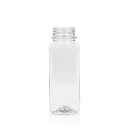 250 ml juice bottle Juice Square PET transparent 
