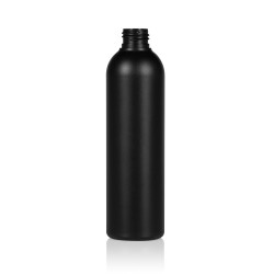 250 ml bottle Basic Round HDPE black 24.410