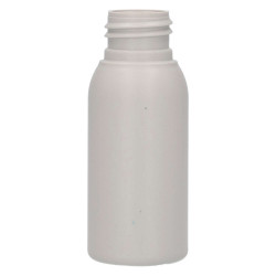 50 ml bottle Basic Round recycled HDPE Ivory 24.410
