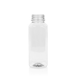 330 ml juice bottle Juice Square PET transparent 