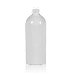 500 ml bottle Basic Round PET white 24.410