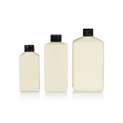 100% Recycled Standard Square R-HDPE bottles